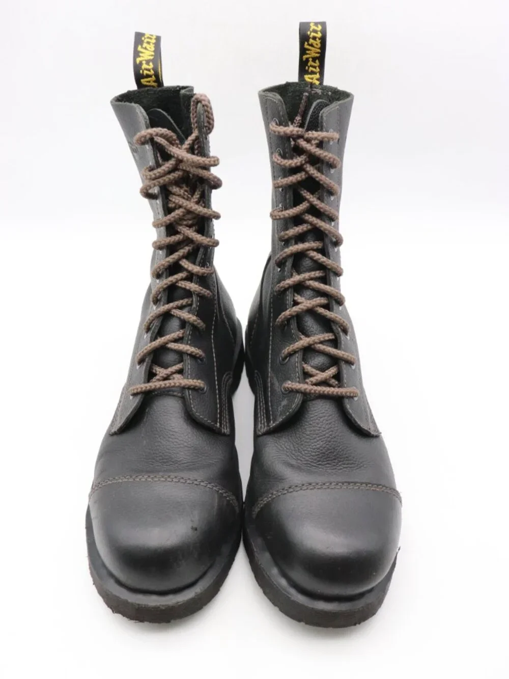 Doc Dr. Martens Ryan Men's Size 13 Black Pebbled Leather Lace Up Combat Boots